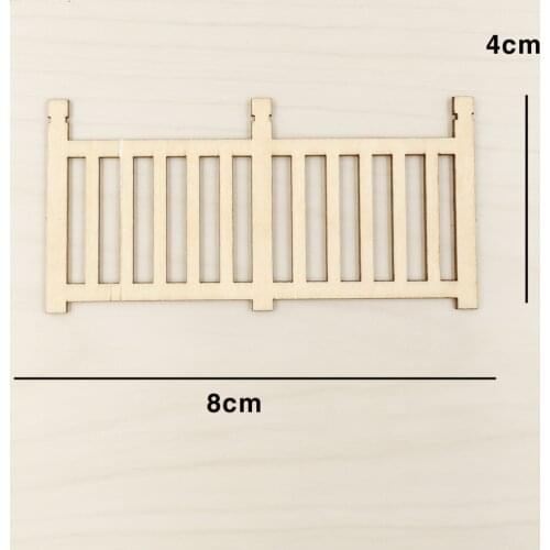 Gate Fence Tents Fence Railing Handmade Model Sand Table Material DIY