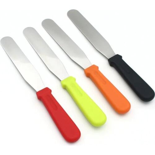 Stainless Steel Cake Spatula Butter Cream Icing Frosting Knife Smoother Kitchen Pastry Cake Tools