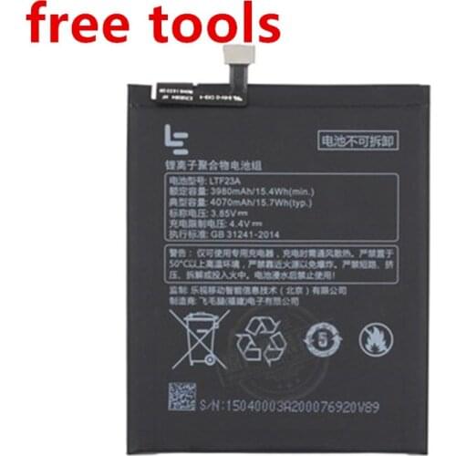 New Original LTF23A 4070mAh Battery For LeEco Le Pro 3 X720 X722 X728 Cellphone Mobile Phone Batteries+tools