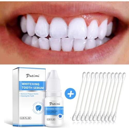 Teeth Whitening Serum Oral Hygiene Whitening Gel Removes Plaque Stains Cleaning Bleaching Tooth Whitening Serum Dental Tools