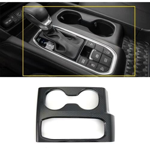 For Hyundai Santa Fe 2019 2020 Front Drink Cup Holder Cover Trim Water Bottle Placement Car Interior Accessories LHD