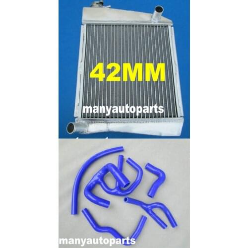 FULL ALUMINUM RADIATOR WIHT BLUE HOSE ROVER FOR MINI COOPER S SPI 1275 1991-1996 94 95