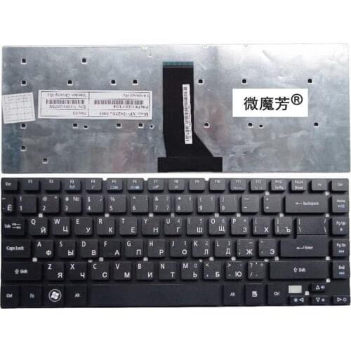 Russian New Keyboard for Acer for Aspire E14 ES1-411 ES1-411-C5D2 ES1-411-C6QZ RU laptop keyboard