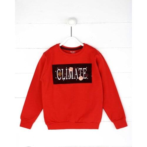 Grenadine red Seasonal Girl Child Sweatshirt