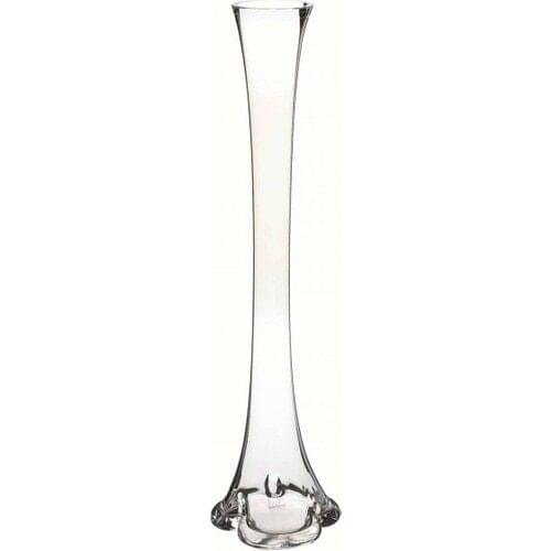 Elephant Foot Pattern Glass Vase 60 Cm Flower Vase Decoration Home Decor White Art Flower Pot Desktop Made in Turkey