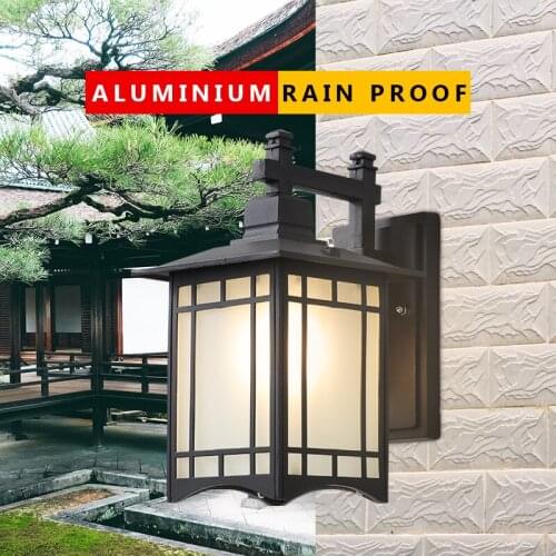 Led outdoor lighting Europe type wall light outside light with led balcony light Aluminum E27 lamp
