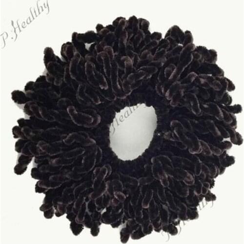 5PCS Women thick Hair Scrunchies Elastic Hair Rubber Bands Ties Girls velvet Hair Accessories gum for hair Girls Scrunchy