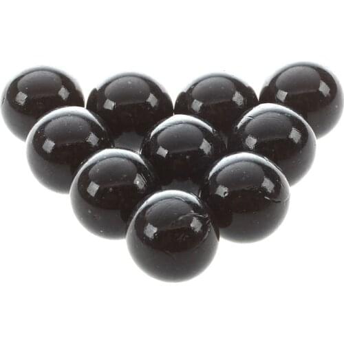 10 Pcs Marbles 16mm glass marbles Knicker glass balls decoration color nuggets toy black