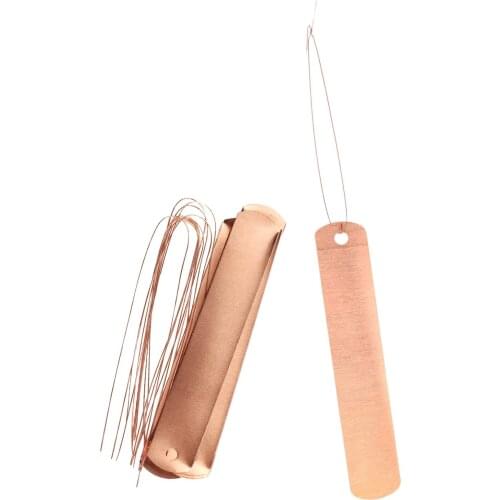 20pcs Copper Plant Tags Garden Labels Reusable Flower Plant Tree Labels with 20pcs Copper Tie for Balcony Gardening Planters