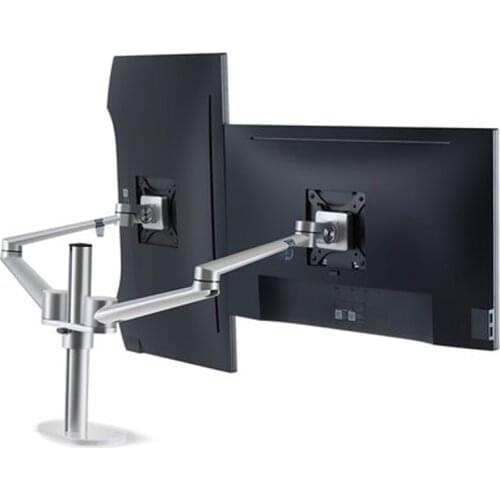 2018 new OL-2 17"-32" full motion double monitor desktop stand 360 rotate 2-8kg adjustment arm computer table holder bracket