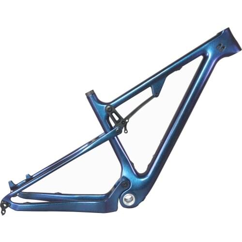2020 Newest 29er custom Chameleon paint Disc brake BSA full carbon MTB bike frame FM037