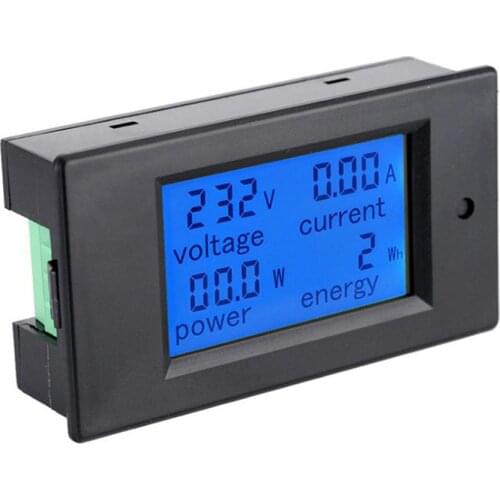 Adeeing Dc Tspzem-031 Digital Watt Current Power Voltage Meter Ammeter Voltmeter