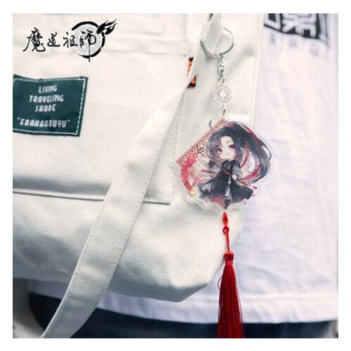 Anime Mo Dao Zu Shi Lan Wangji Wei Wuxian Keychain Cosplay Acrylic Figure Keyring 5899 Kids Toy