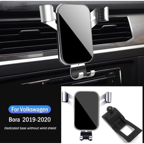 Car Mobile Phone Holder Air Vent Mounts Stand GPS Gravity Navigation Bracket For Volkswagen VW Bora 2019 2020 Car Accessories
