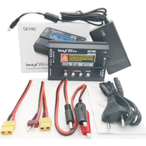 Original SKYRC IMAX B6 EVO 6A 60W Balance Charger Discharger Bluetooth For NiMH NiCD LiHV NiCd PB Li-ion XT60 Battery Charger