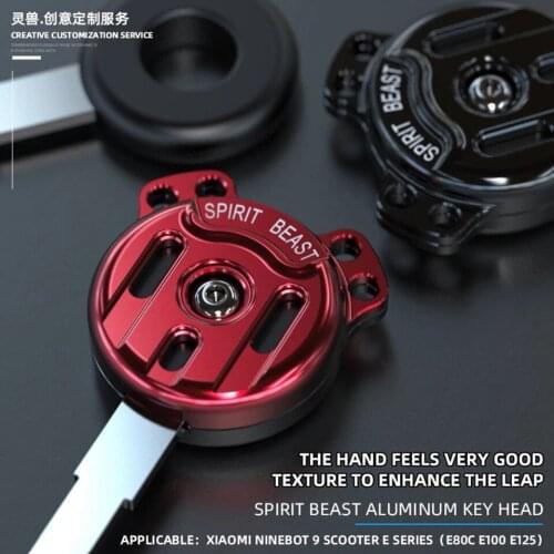 Spirit Beast Motorcycle/Scooter Key cover mount accessories Key shell protection Key Case For MI-Ninebot E80C E100 E125