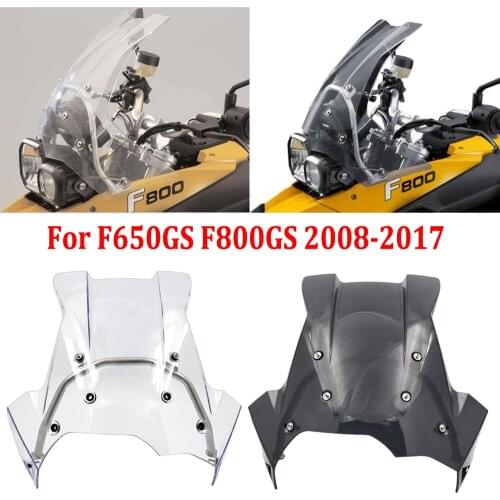 Motorcycle Windshield Windscreen ABS Wind Deflector With Mounting Bracket 2008-2017 For BMW F800GS F650GS F800 F650 GS F 800 GS