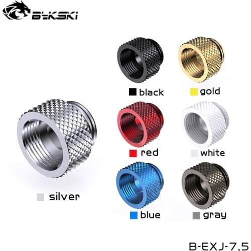 Bykski 7.5mm Male To Female Extender Fittings, G1/4'' Thread ,Computer Water Cooling Build Accessory ,B-EXJ-7.5