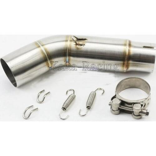For Suzuki GSR750 Motorcycle Exhaust Link Pipe Motorbike GSR 750 Middle Link Pipe Connector Middle tube Escape moto