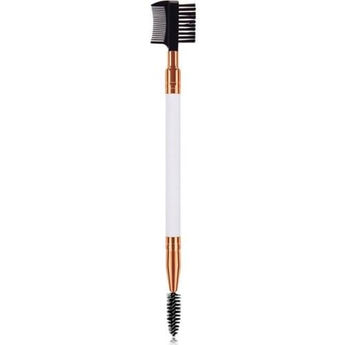 Double Ended Wood Handle Eyebrow Brush Beauty Makeup Brushes Eye Brow Comb Brushes Professional Make Up Beauty Cosmetics Tool