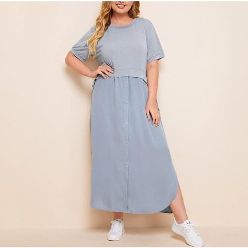 Feelycc Summer Short Sleeve Dresses