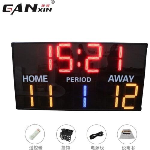[Ganxin] Super Large Led Digital Scoreboard Sports Electronic Football Scoreboard Digital