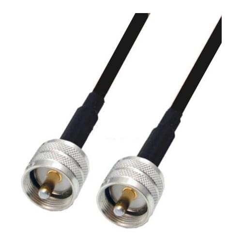 RG58 Cable UHF Male to UHF PL259 Male Connector WiFi Antenna Extension Pigtail jumper cable