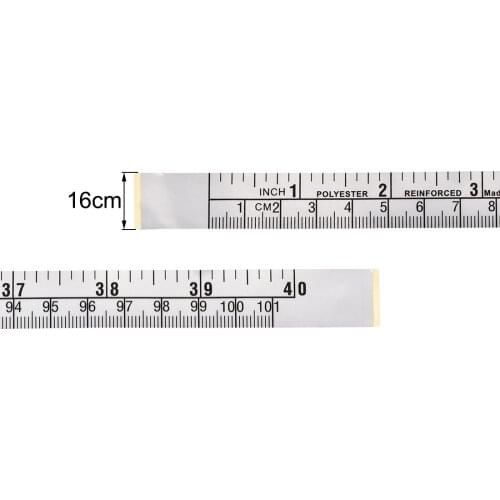 Uxcell 2pcs Adhesive Backed Tape Measure 61cm 24 Inch Metric Measuring Tool for Tailor Sewing Handcraft Body Measurements