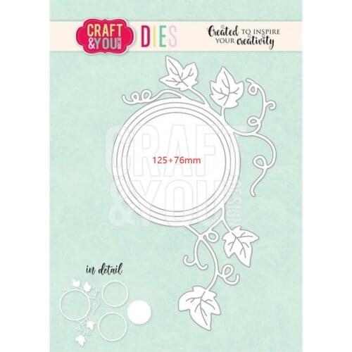 Circle leaf Metal cutting dies cut die mold card Scrapbook paper craft knife mould blade punch stencils