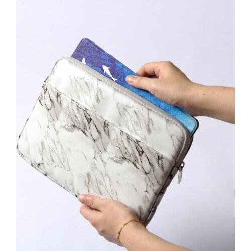 Marble Case For Samsung Galaxy Tab A 10.1 2019 SM T510 T515 Tablet Bag Sleeve Case Tab a 10.1 Shockproof Multi Pockets Bag Capa