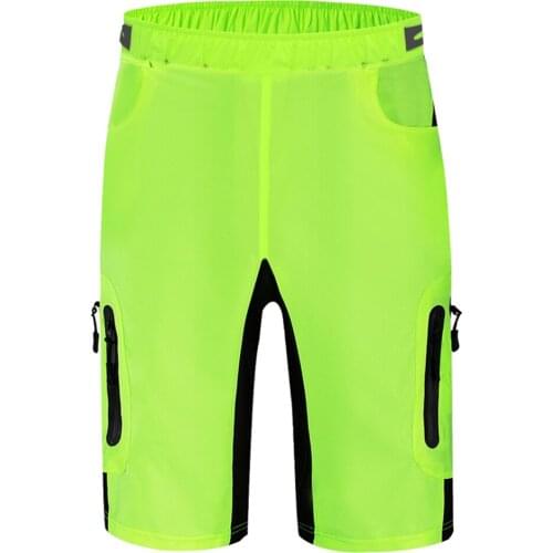 Mens Womens Cycling Shorts Padded Bicycle Riding Shorts Bike Biking Clothes Cycle Wear Loose-fit - Various Sizes