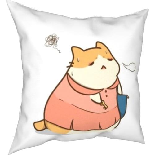 Knock lovely meow star illustration decoration cushion cover cushion cover 45 cm linen pillow residential culture