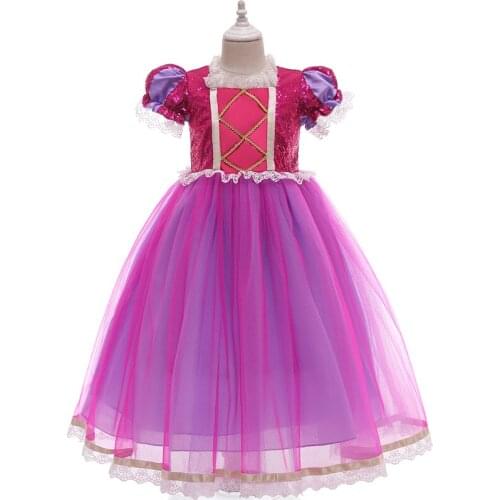 Girls Formal Ball Gown Kids Princess Party Dress Fancy Costume Kids Halloween Cosplay Costume Baby Girl Birthday Christmas Dress