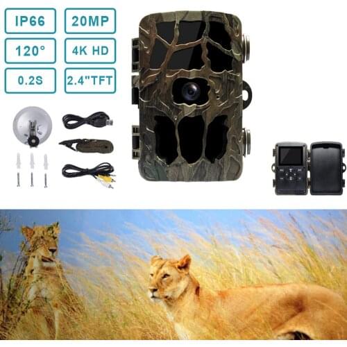 4K Hunting Camera Infrared HD Hunting Camera Monitoring Security Outdoor Hunting Camera