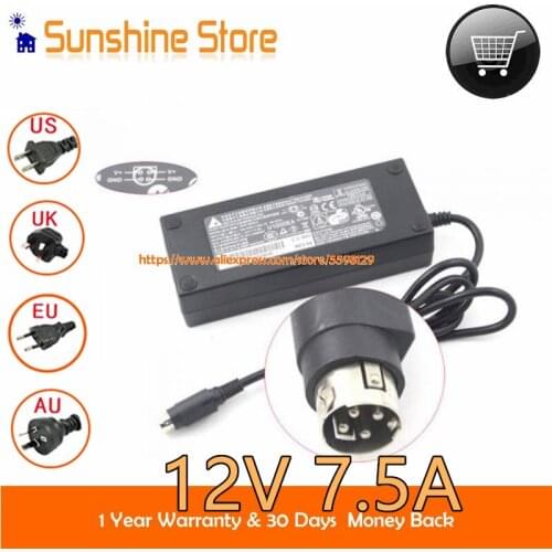 Genuine Delta DPS-90FB A Charger HU10065-11068 12V 7.5A 90W Adapter GLTD1420008248 NETGEAR 332-10384-01 CAM090121 332-10581-01