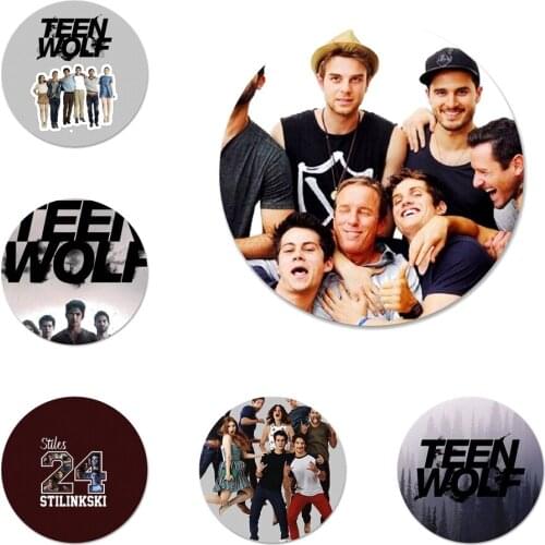 Teen Wolf Stilinski Icons Pins Badge Decoration Brooches Metal Badges For Backpack Decoration