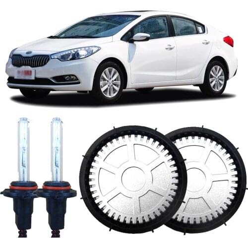 Generation 55W All In One Hi/Lo Beam Error Free H7 Lamp Bulbs Alloy Ballasts Cover HID HeadLights For KIA K3 2011-2015
