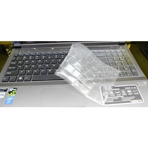 Laptop Clear Transparent Tpu Keyboard Cover For Prostar Clevo P653RG-S P653RE-S P650RE P650RG P650RG-2 15.6"