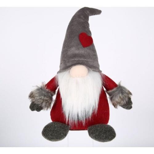 Christmas Decoration Swedish Santa Gnome Plush Handmade Scandinavian Dwarf Household Christmas Decorations For Home