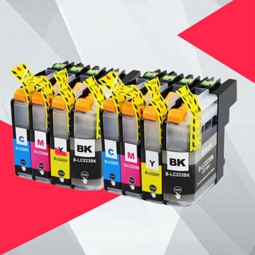 Compatible Ink Cartridge For Brother LC223 LC221 LC223XL MFC-J4420DW J4620DW J4625DW J5625DW J480DW J680DW J880DW J5320DW LC-223