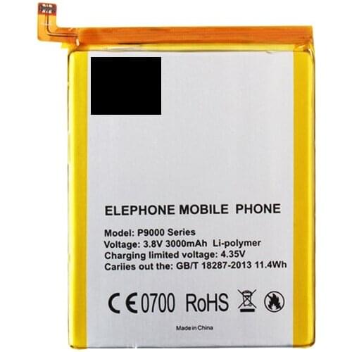 Original smartphone battery for Elephone P9000 / P9000 Lite (3.8V, 3000 mAh)