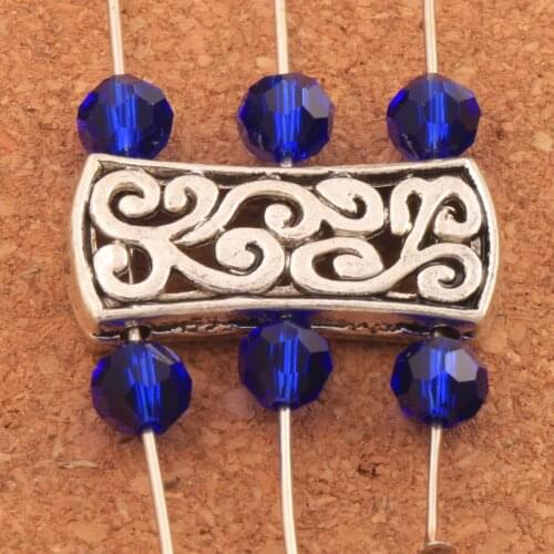3 Strand Spacer Bar with Vine Motif L511 20PCS Antiqued Alloy Spacer Bars 12x26mm LZ