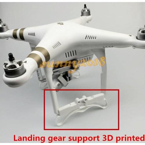 1pairs DJI Phantom 3 Advanced Professional Quadcopter Extended Snap Landing gear support 3D printed