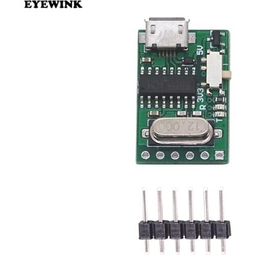 1Pcs USB to TTL converter Micro UART module CH340G CH340 3.3V 5V switch for downloader pro mini