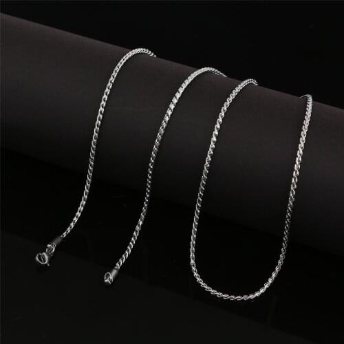 2017 High Quality 60cm Stainless Steel Snake Chain for Lanyard Locket My Coin Pendant Necklace 50pcs/lot