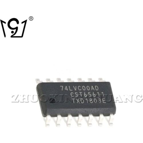 20PCS 74LVC00AD,118 SOIC-14 Four-way 2-input NAND gate chip