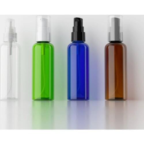 50pcs 100ml Empty Cosmetic Lotion Cream Pump Container 100cc Skin Care Cream Treatment Bottles Travel Personal Care Pump Bottles