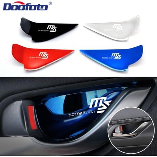 Car Door Bowl Cover For Mazda MS 3 6 Demio CX3 CX-5 CX5 CX 5 CX7 9 7 8 BM Accessories Sticker Wrist Door Handle case Car Styling