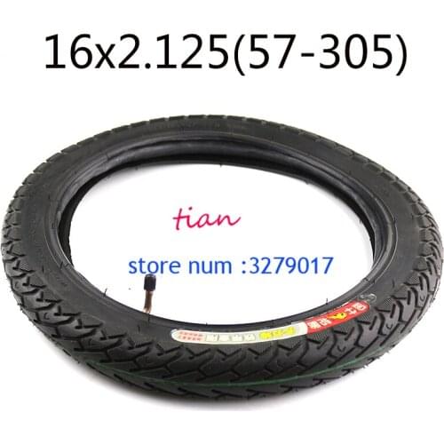 Free shipping High quality electric bicycle tires 16x2.125 inch Electric Bicycle tire bike tyre whole sale use
