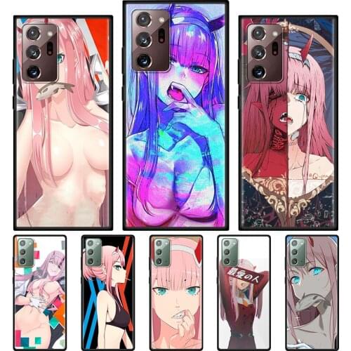 Zero Two Darling in the FranXX Anime Smartphone Case For Samsung Galaxy Note 20 Ultra 10 Plus 10lite 9 8 Cover Black Capa Fundas